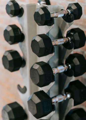 State-of-the-art fitness center and yoga deck